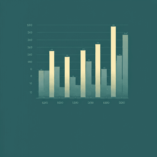 Glowing technical data visualization